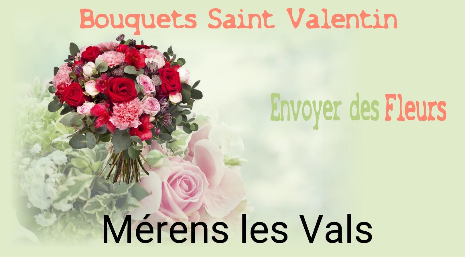 Roses de Saint-Valentin livrées à Mérens-les-Vals